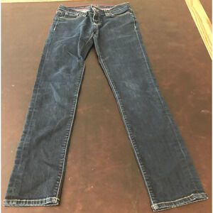 Kate Spade Jeans Women's Play Hooky Broome Street Skinny Dark Blue Denim - 25